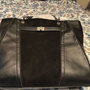Steve Madden Black Tote Bag